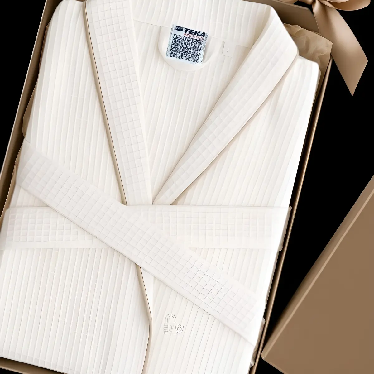 Roupão De Banho Masculino E Feminino Teka Profiline Hotel
