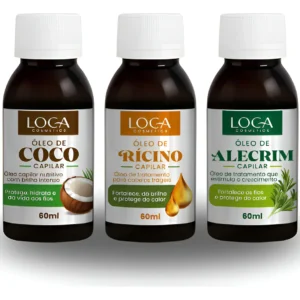 Kit De Óleo Capilar - Cronograma - Loca Cosmetics - 60ml